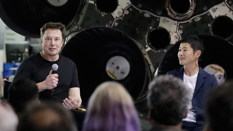Japanischer Milliardär Yusaku Maezawa wird der erste Weltraumtourist von SpaceX sein