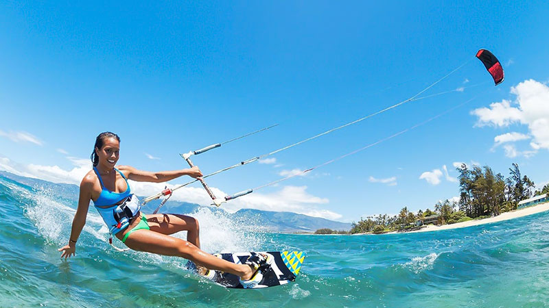 Kitesurf: Nautische Option auf dem kubanischen Touristengebiet für  Wintersaison