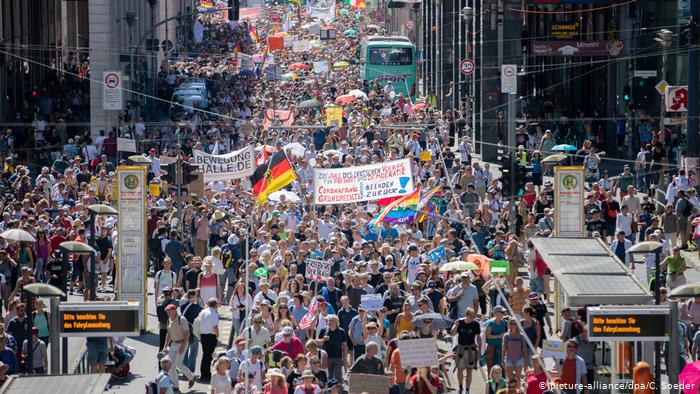 Demonstranten-in-Berlin