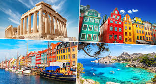 Stockholm, Athen, Kopenhagen und Alghero