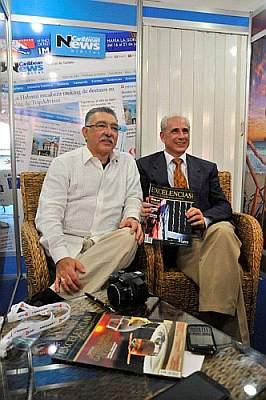 Jose Napoleon Duarte und Jose Carlos de Santiago während ihres Gesprächs bei FITCuba 2014 El Salvador, ein bezauberndes Reiseziel