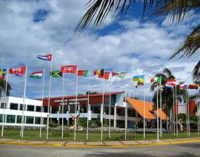 Im Zentrum Plaza América in Varadero bietet FITCuba Verhandlungen, Präsentationen von Produkten und Konferenzen von Fachleuten Internationale Tourismus-Messe FITCuba begonnen