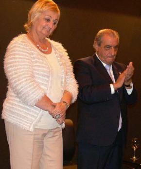 Die uruguayische Ministerin neben dem Präsidenten von Globalia, Juan José Hidalgo Uruguay blickt optimistisch in die Zukunft der Tourismusbranche