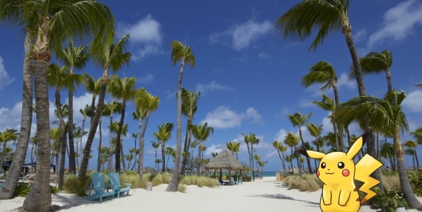 Pokémon Jagd auf Aruba