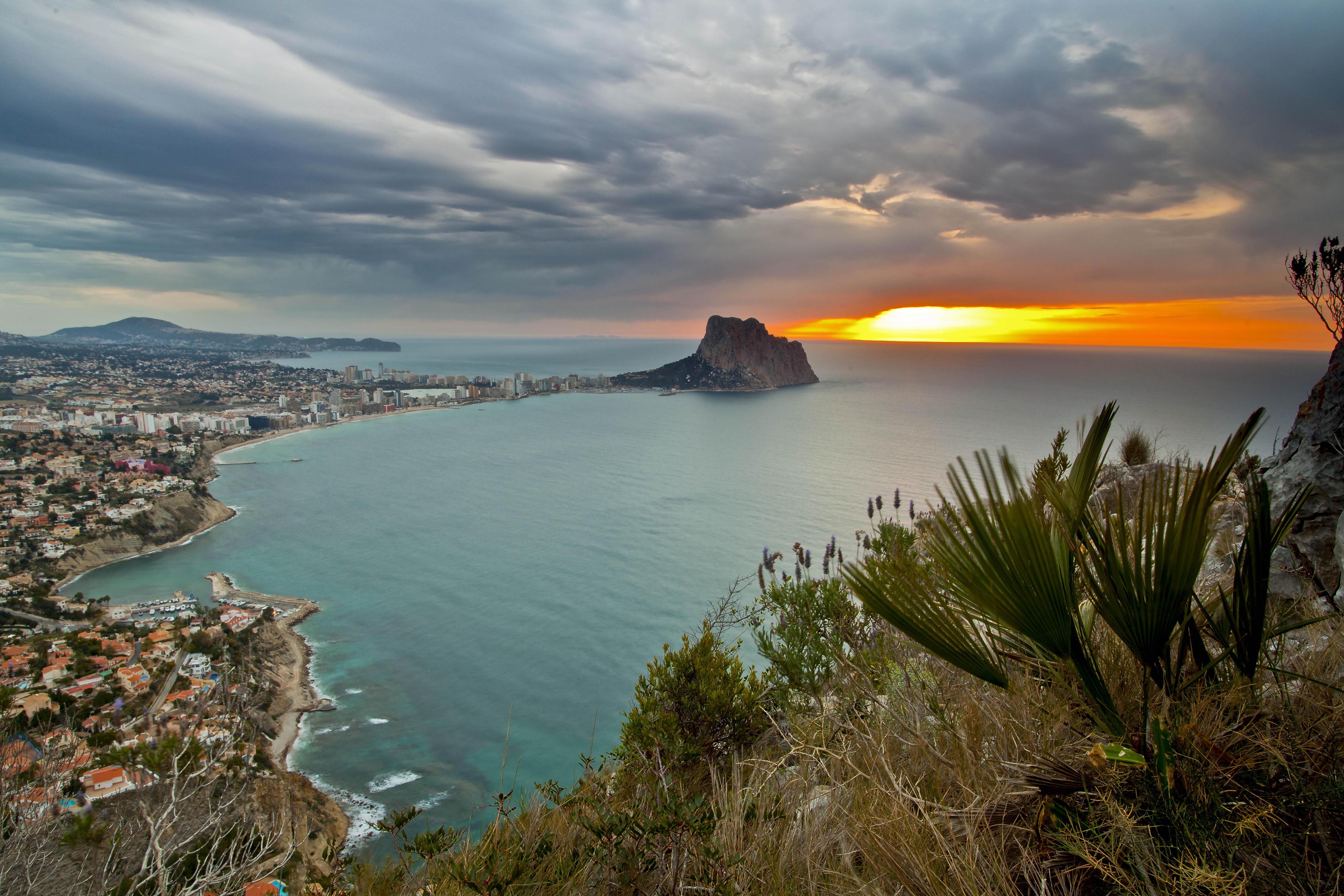 Spanische Stadt Calpe,  MITM Euromed Sitz in 2015