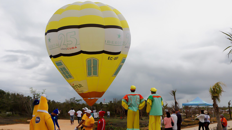 FitCuba 2018: Kuba von einem Ballon aus