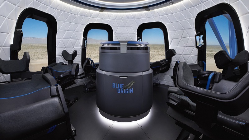 Blue Origin testet seine Raumkapsel für Touristen erfolgreich
