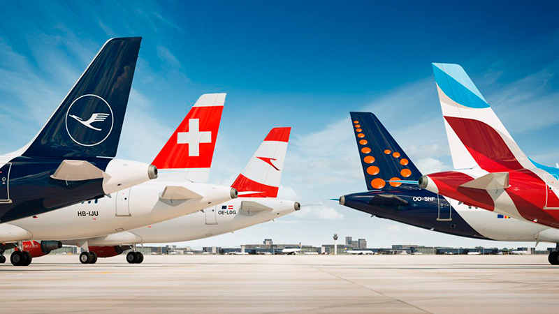 April: Lufthansa Group verbucht mehr Passagiere, aber die Auslastung sinkt