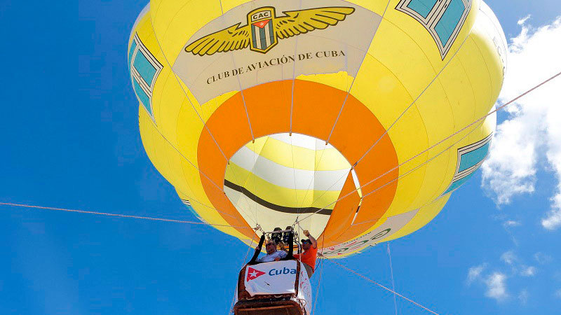 Erster Ballonsflug für Tourismus in Kuba
