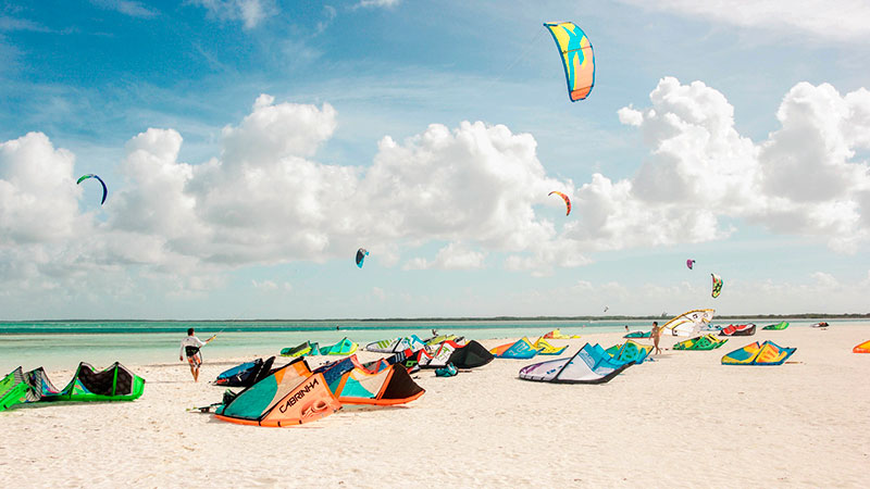 Kitesurfen, attraktiver Wassersport in Jardines del Rey