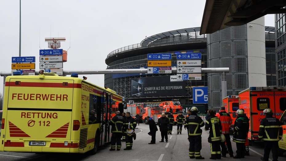 Reizgas auf Hamburger Flughafen ausgetreten