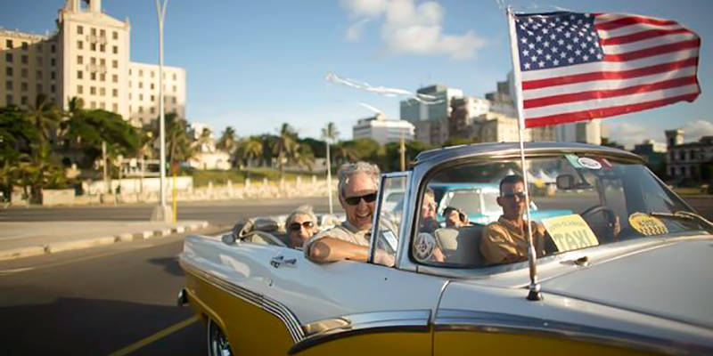 Starke Vermehrung von amerikanischen Touristen in Kuba
