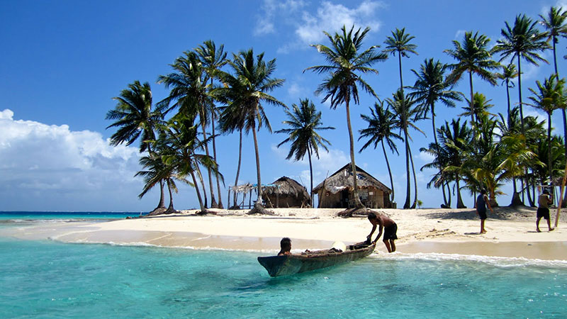 In Panama steigt Ankunft von Touristen aus Europa